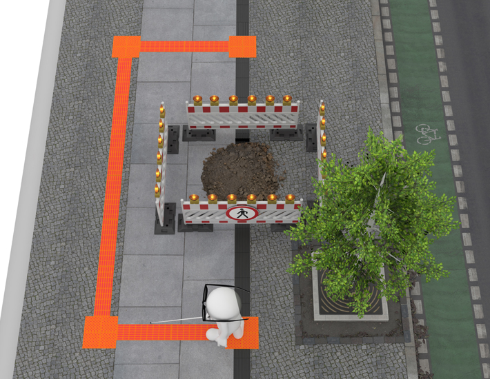 Barrierefreiheit taktile Leitsysteme