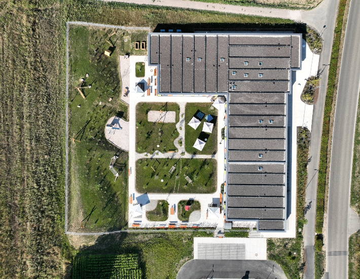 Hybridmodulbauweise Kindergarten